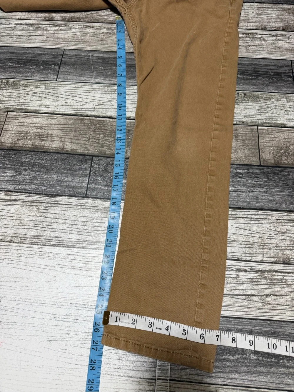 Levi’s 502 Regular Tapered Jeans Pants Men’s 31x30 Brown Stretch READ